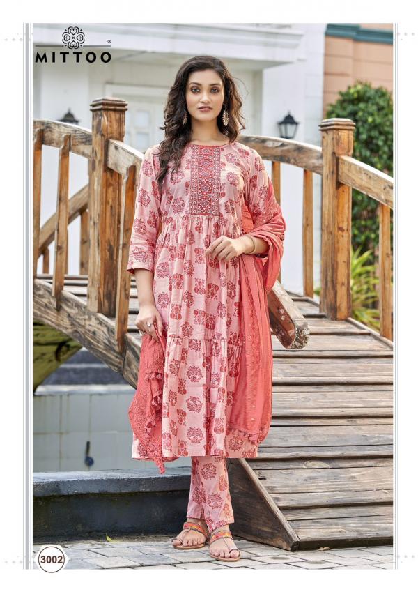 Mittoo Parampara Chanderi Viscose Kurti With Bottom Dupatta Collection